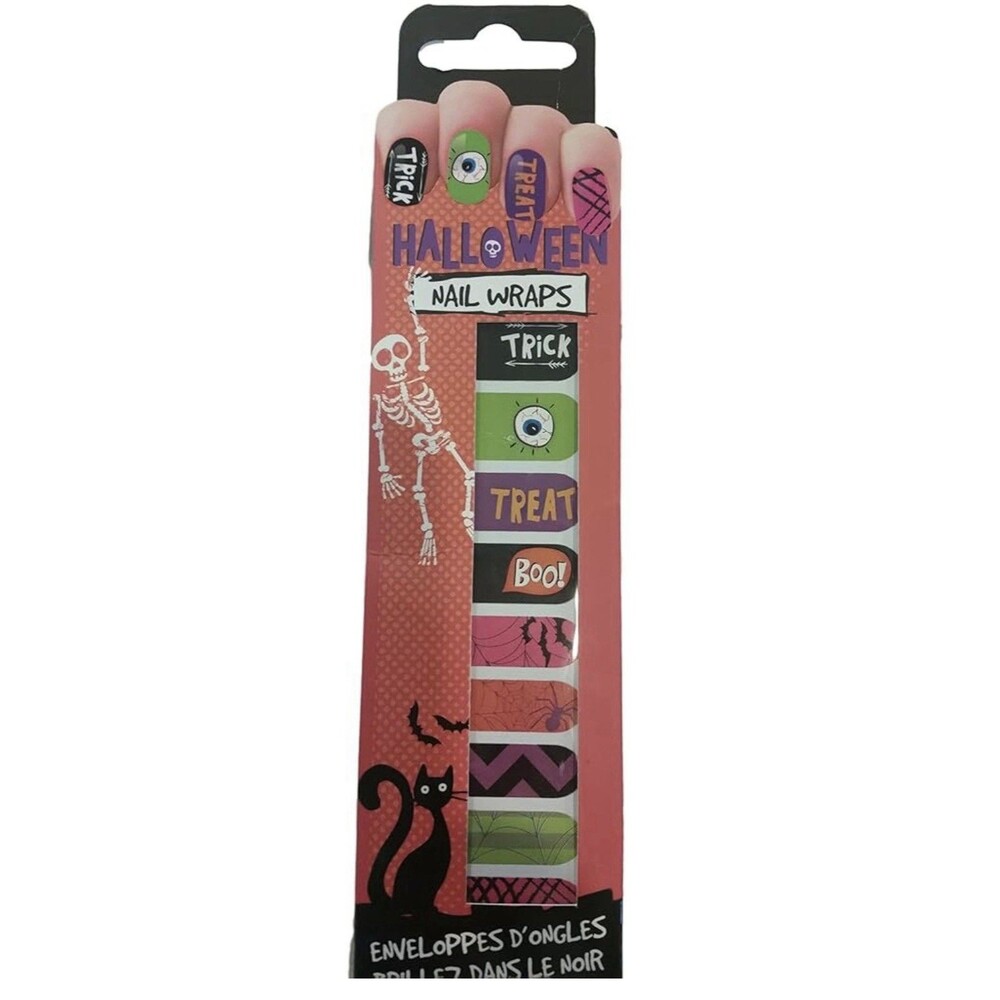 2x Halloween Nail Wraps